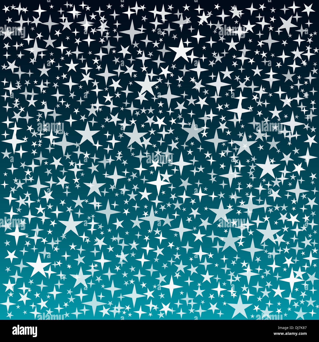 Silver Stars de fond Banque D'Images