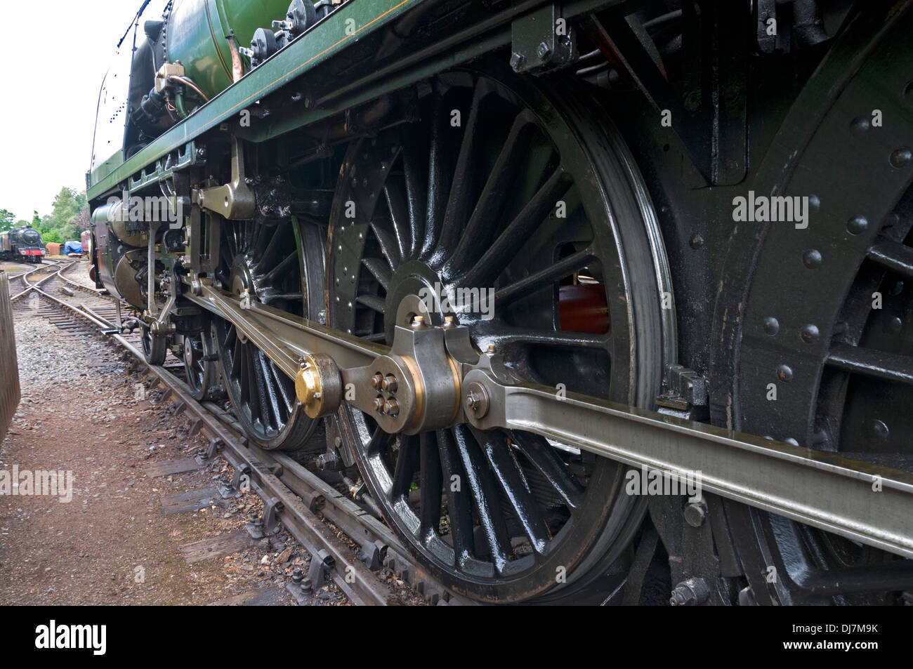 LMS 6233 Classe Couronnement Princesse 'Duchess of Sutherland' locomotive à vapeur à Crewe, Cheshire, Angleterre, Royaume-Uni. Construit en 1938. Banque D'Images