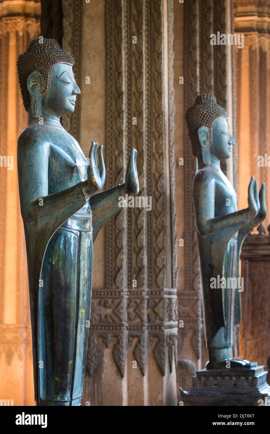 Wat Ho Phra Keo temple de Vientiane, Laos Banque D'Images