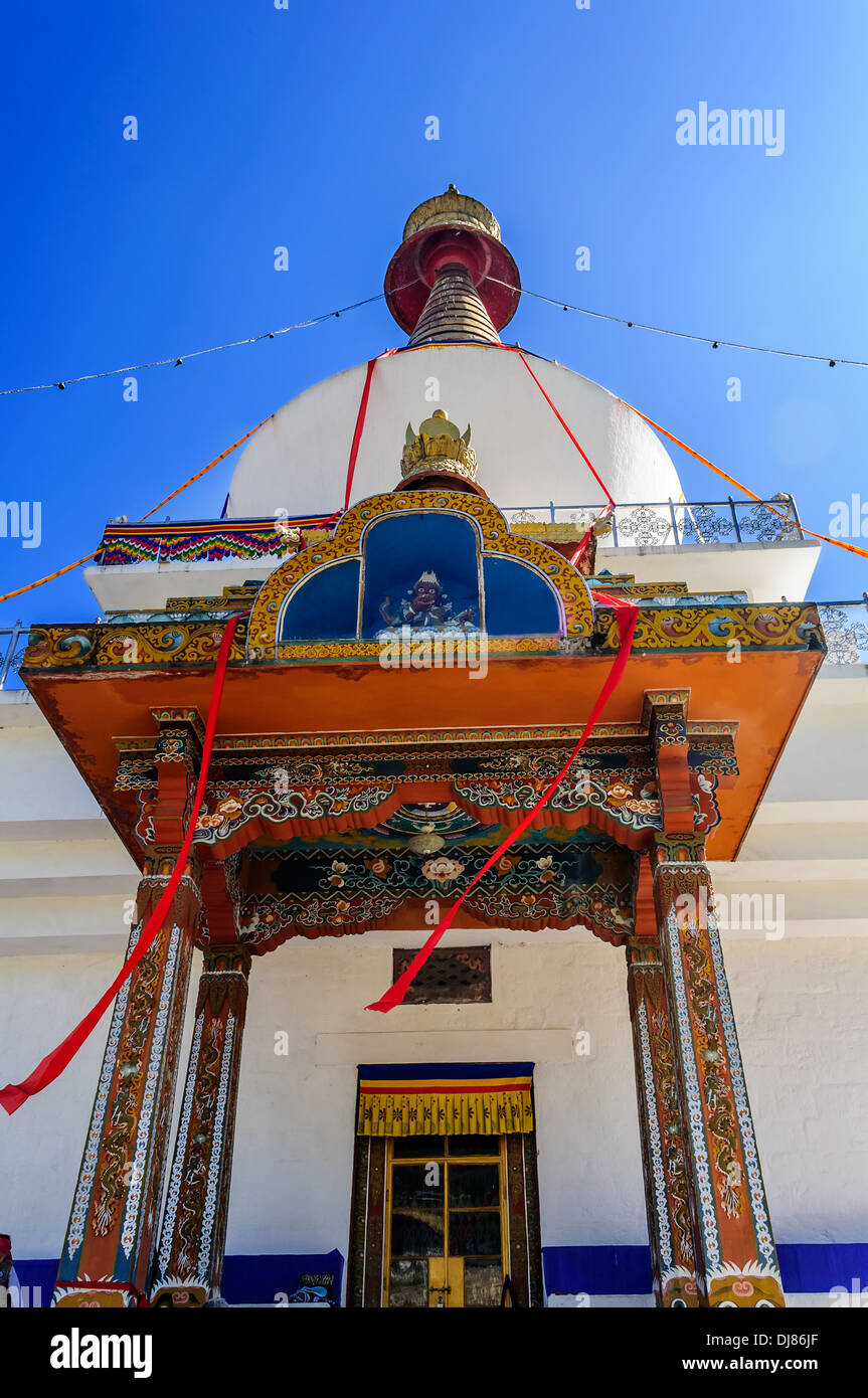 Monument de Thimphu, Bhoutan, National Memorial Chorten Banque D'Images