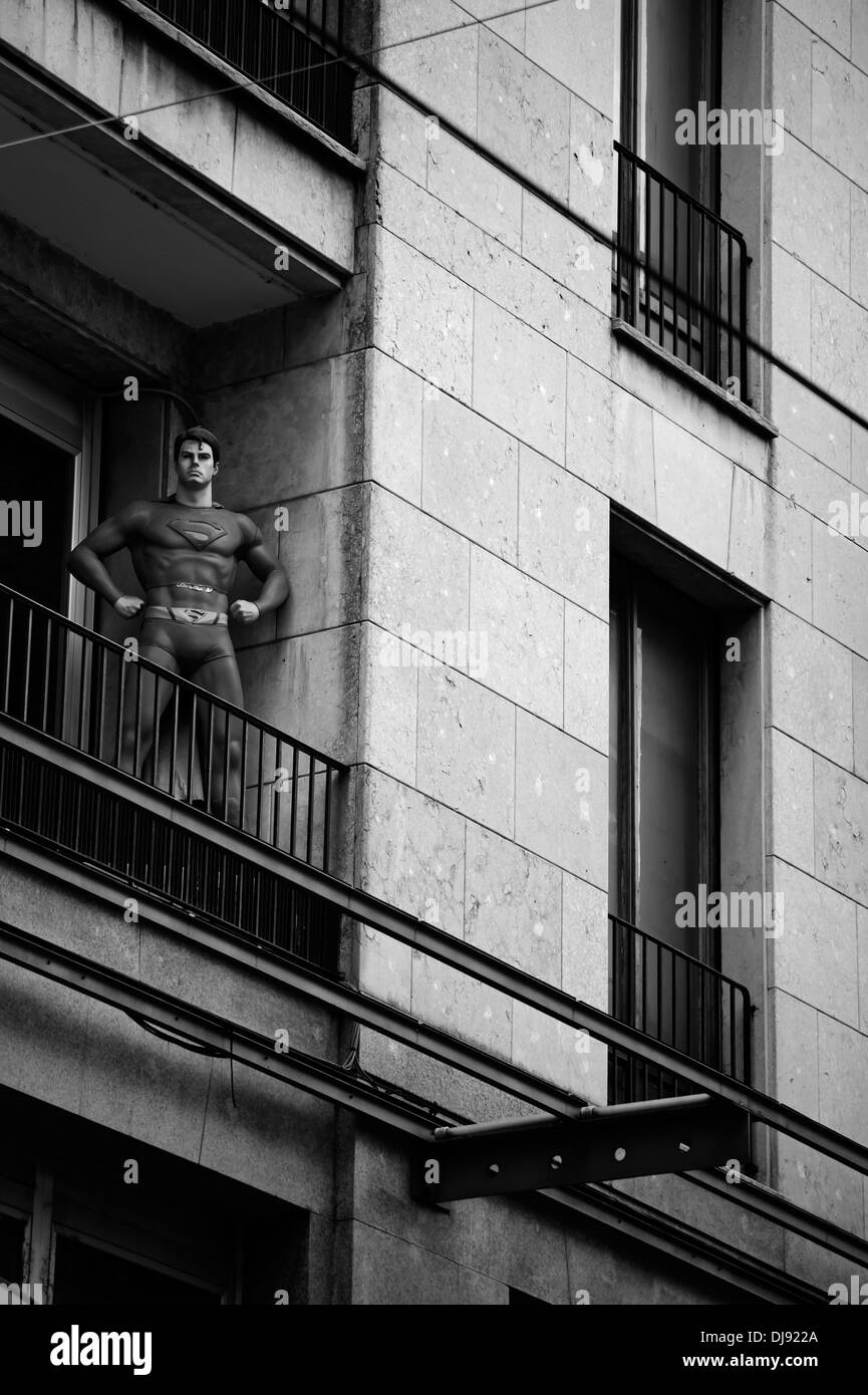 Mannequin Superman Banque D'Images