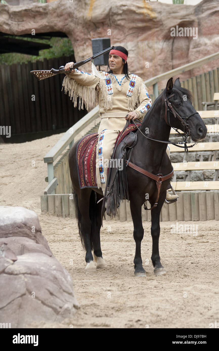 Erol Sander un photocall promouvoir le nouveau "Winnetou II' show à Karl-May-Spiele Bad Segeberg. Bad Segeberg, Allemagne - 15.06.2012 Banque D'Images