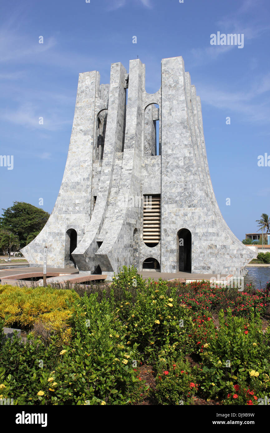 Mémorial Kwame Nkrumah, Accra, Ghana Banque D'Images