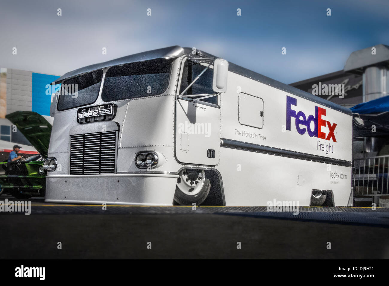 Claqué un camion à la FedEx SEMA Show 2013 Banque D'Images