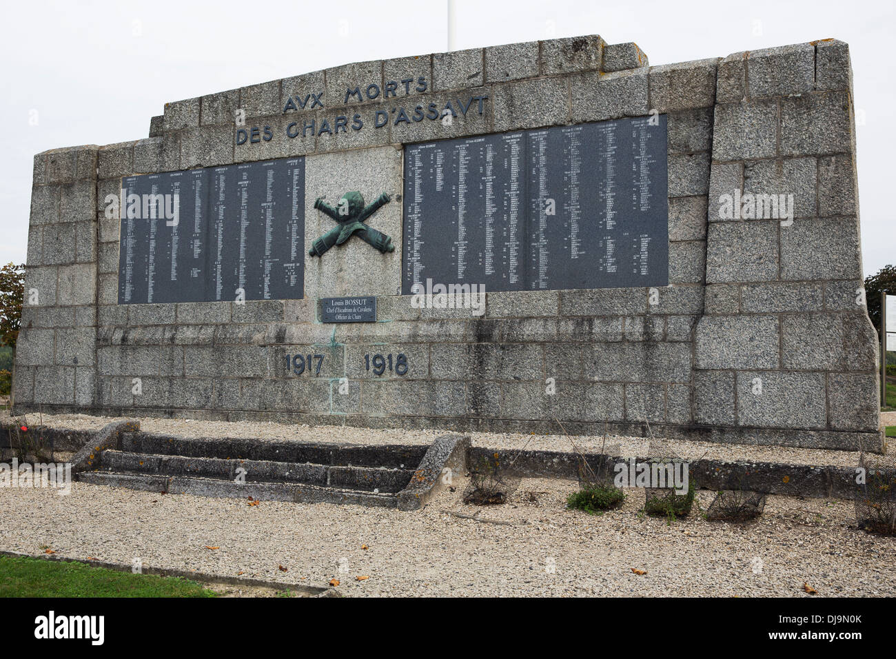 Mémorial du réservoir de Berry-au-bac Banque D'Images