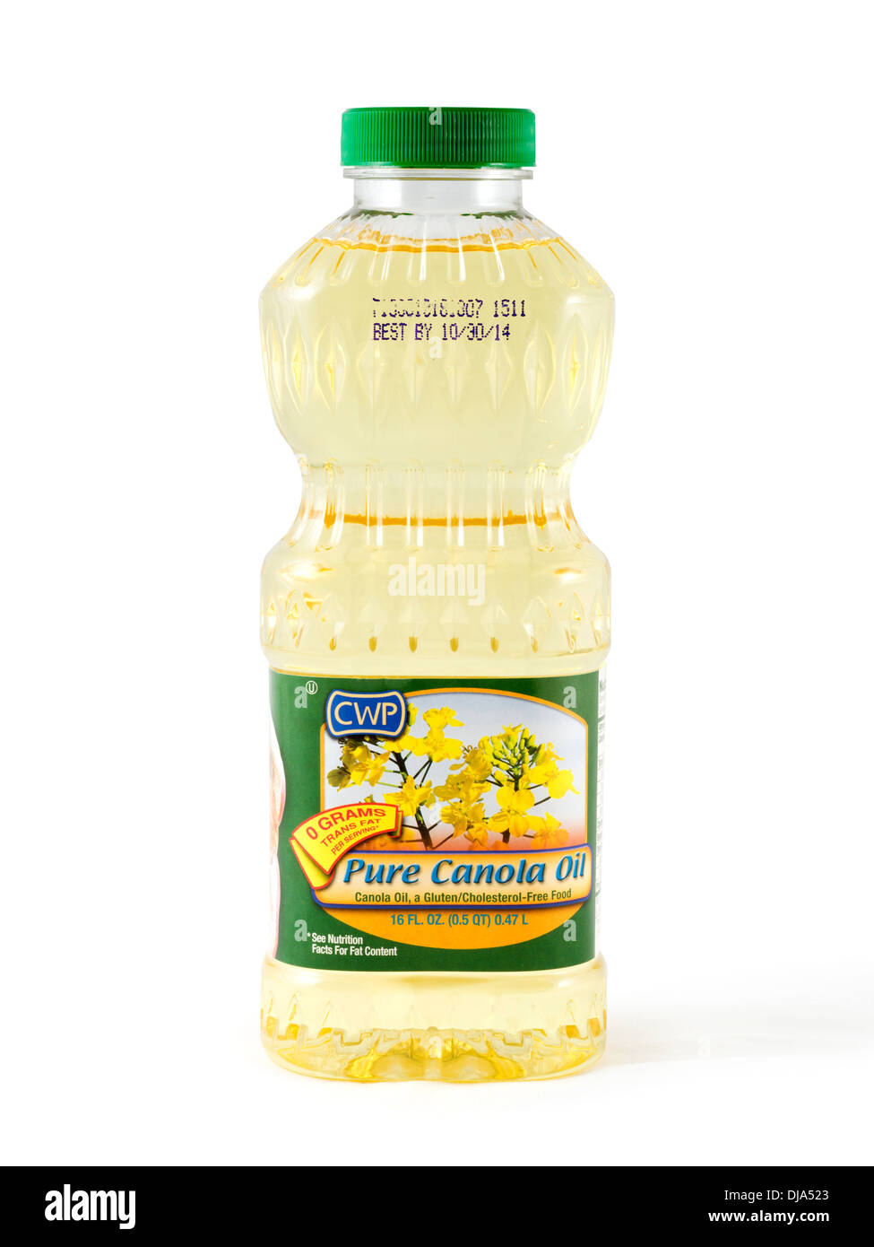 Bouteille d'huile de canola pure CWP, USA Banque D'Images