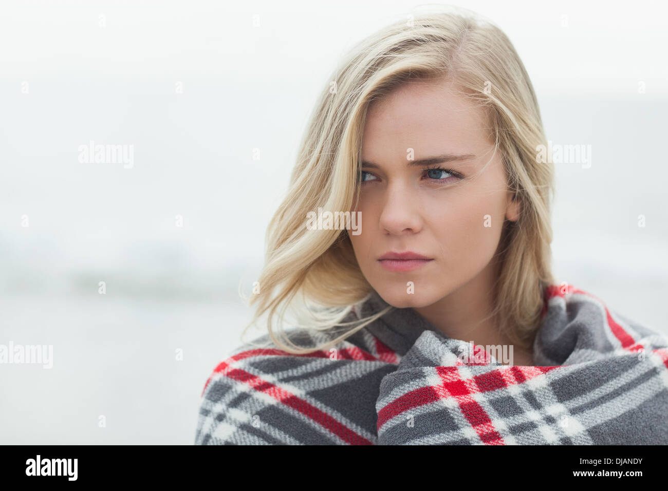 Close up of a young woman in Banque D'Images