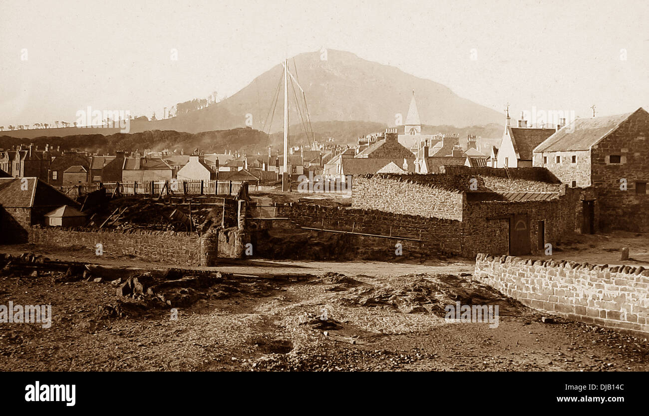 North Berwick Law période victorienne Banque D'Images