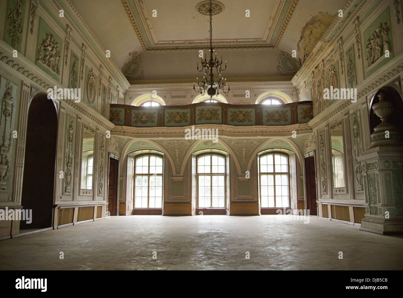 Photo présentant l'intérieur de l'ancien palais Banque D'Images