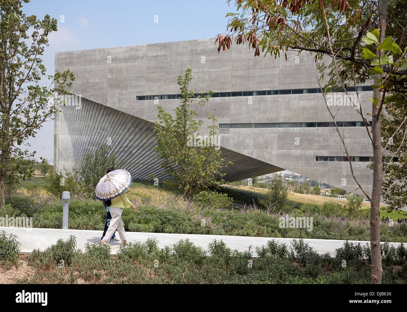La Universidad de Monterrey (UDEM) Roberto Garza Sada-Centro de Arte Arquitectura y Diseno, Monterrey, Mexique. Architecte : Tadao Banque D'Images