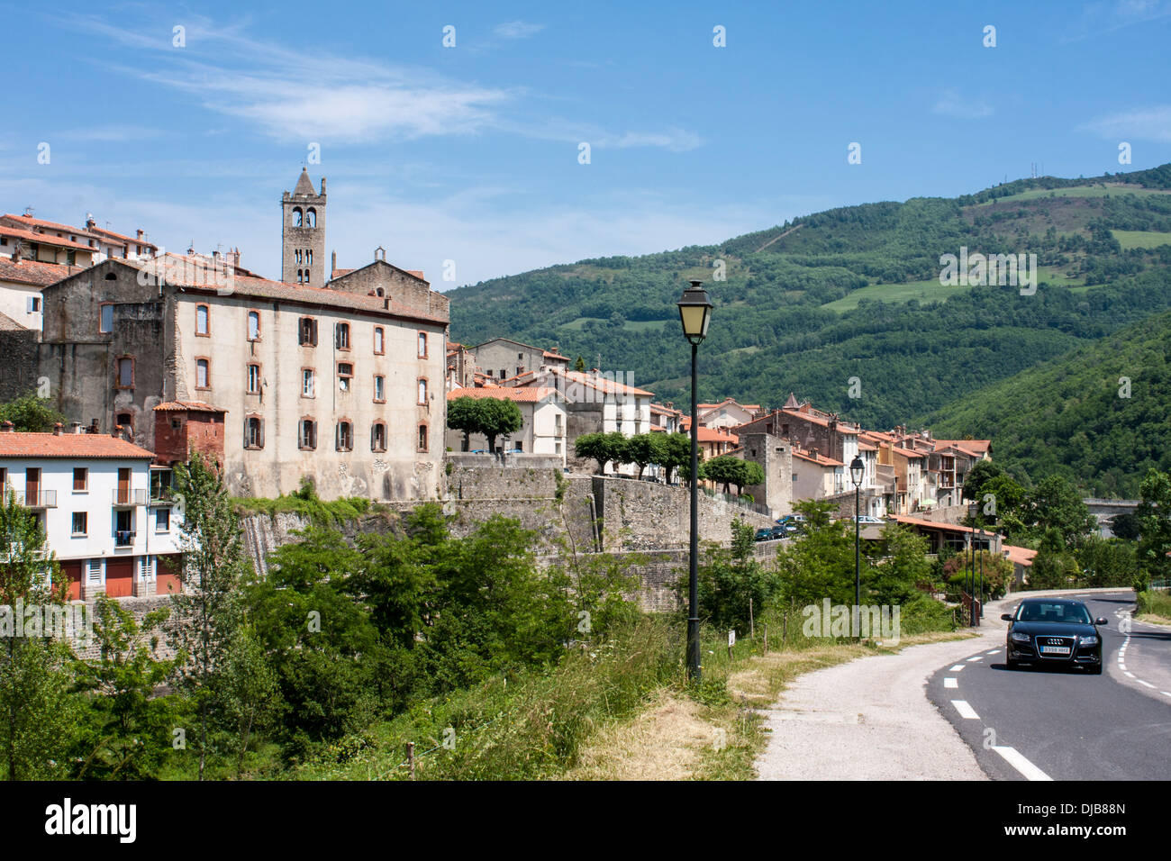 Prats de Mollo la Preste, Pyrénées-Orientales, Languedoc-Roussillon, France Banque D'Images