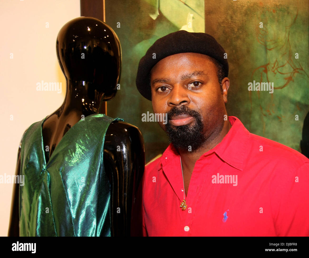 Poète Ben Okri en Jamaïque Art Fashion event - à l'intérieur de Londres, Angleterre - 08.08.12 Banque D'Images