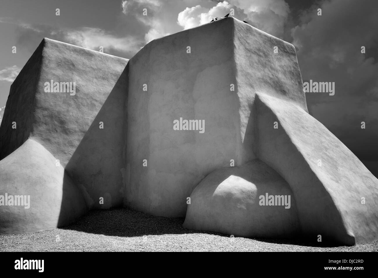 San Francisco de Asis Église catholique. Taos Nouveau Mexique Banque D'Images