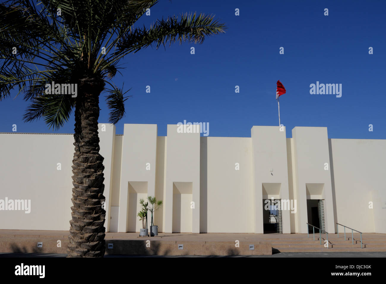 Vue extérieure du Fort de Bahreïn Museum, Al Qalah, Royaume de Bahreïn Banque D'Images