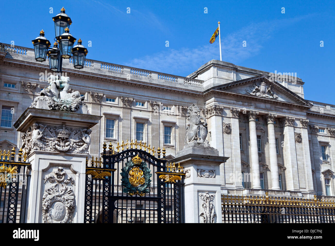 Le palais de Buckingham à Londres. Banque D'Images