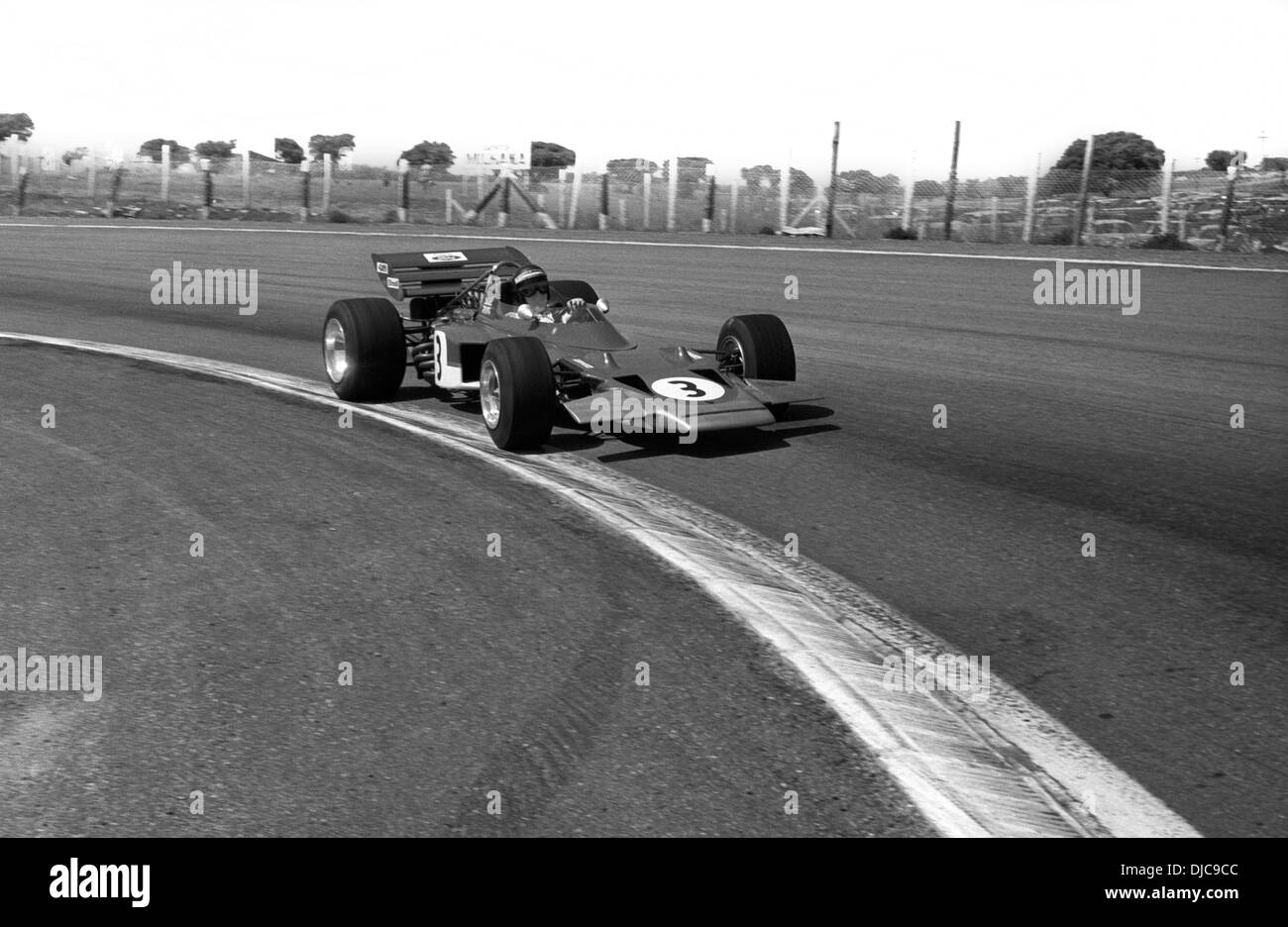 Jochen Rindt dans ses débuts à la Lotus 72 GP Espagnol, Jarama, Espagne 19 avril 1970. Banque D'Images