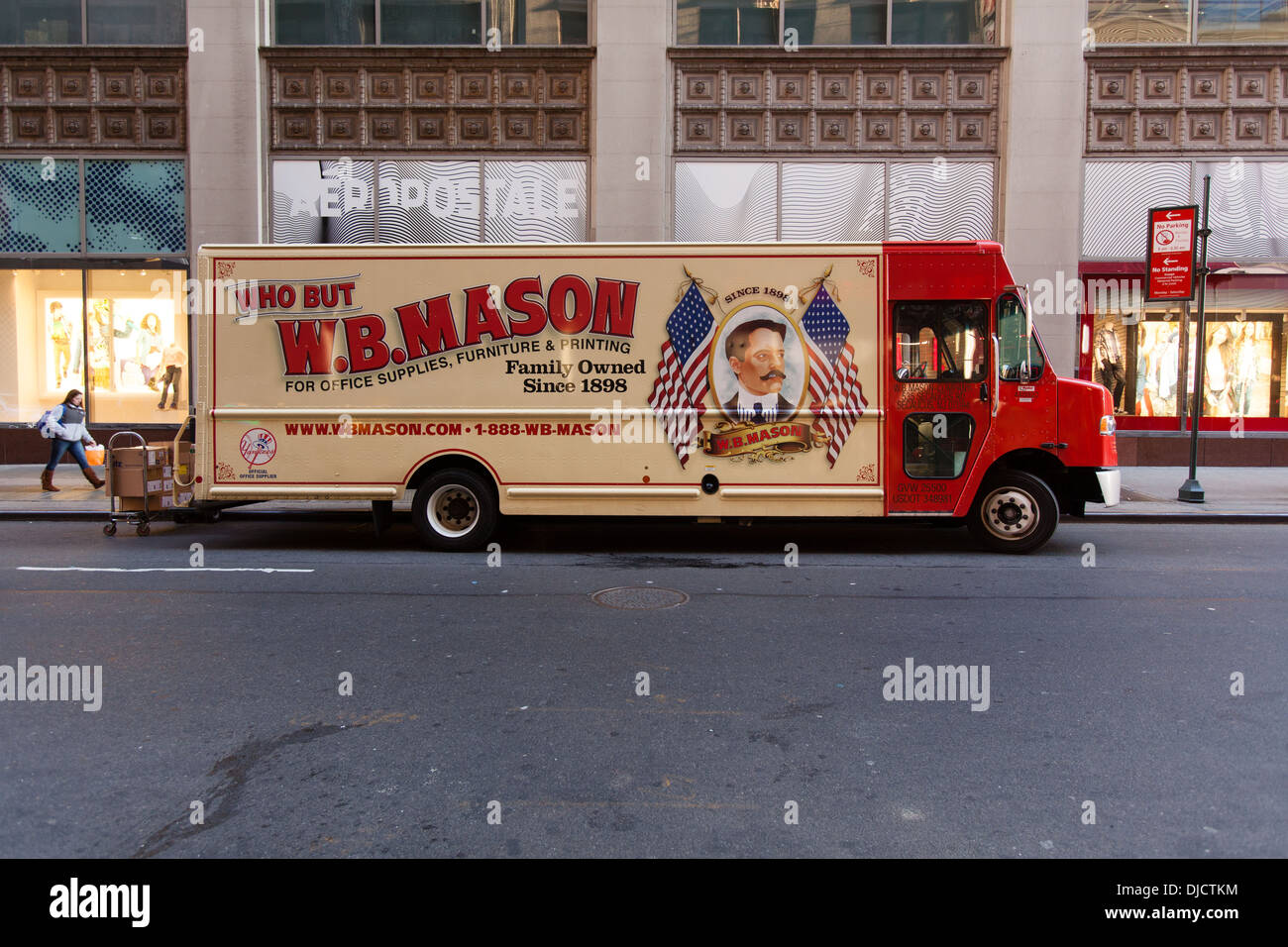Grand camion américain, Manhattan, New York City, États-Unis d'Amérique. Banque D'Images