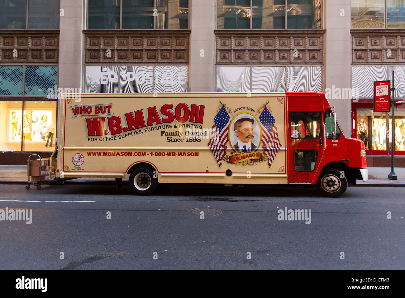 Grand camion américain, Manhattan, New York City, États-Unis d'Amérique. Banque D'Images