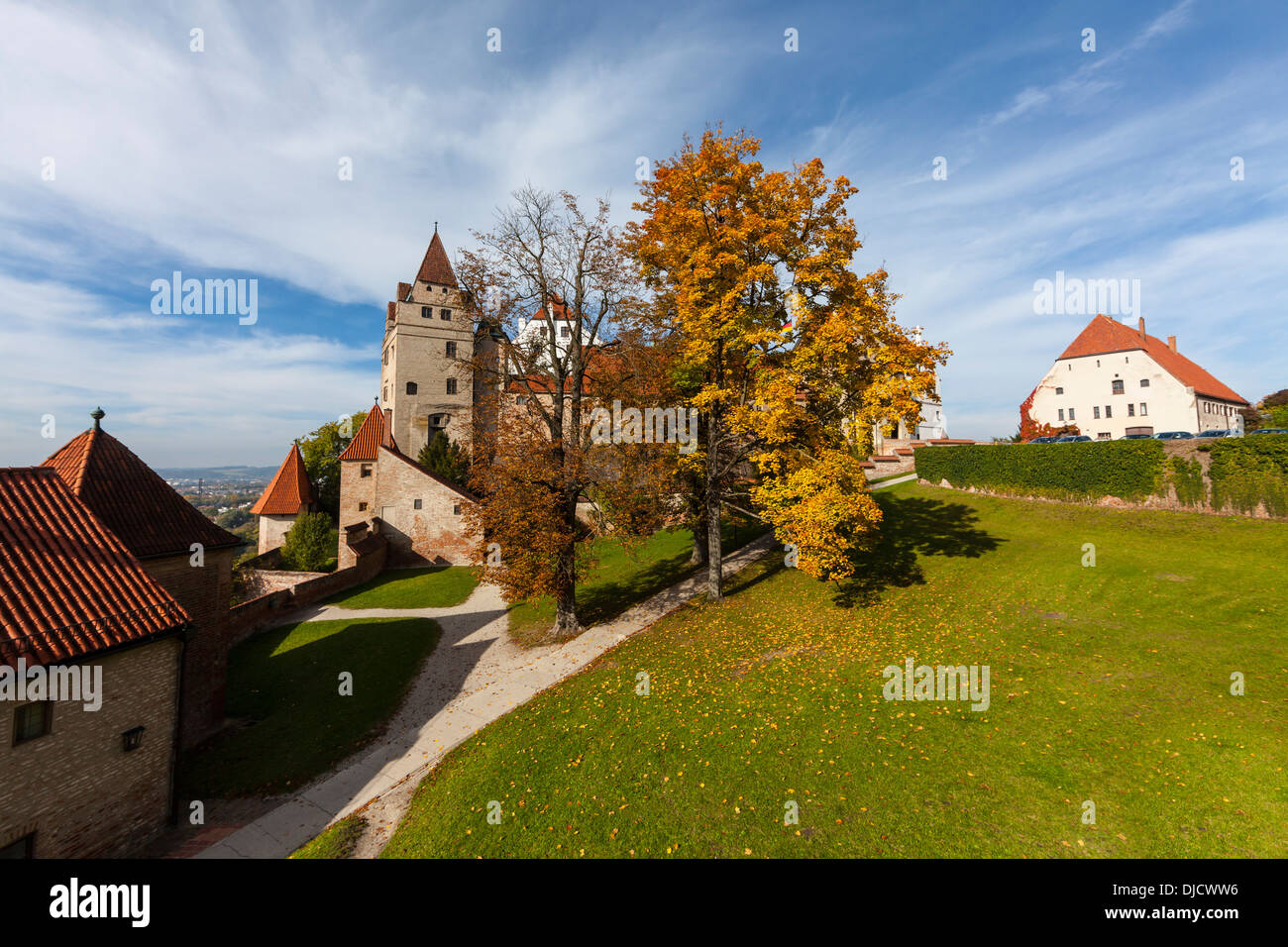 Germany, Bavaria, Landshut, château de Trausnitz Banque D'Images