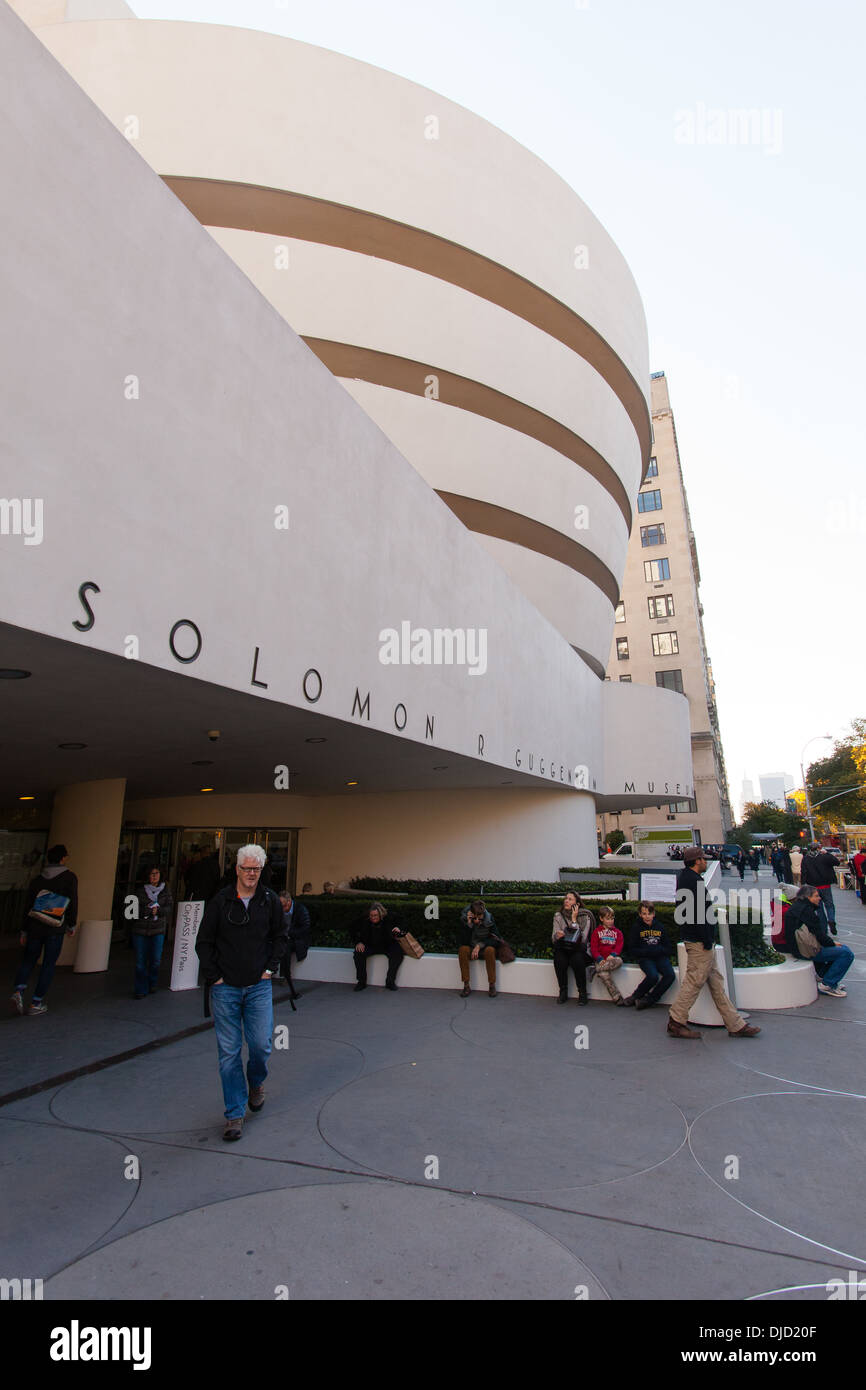 Salomon. R. Guggenheim Museum, New York City, États-Unis d'Amérique. Banque D'Images