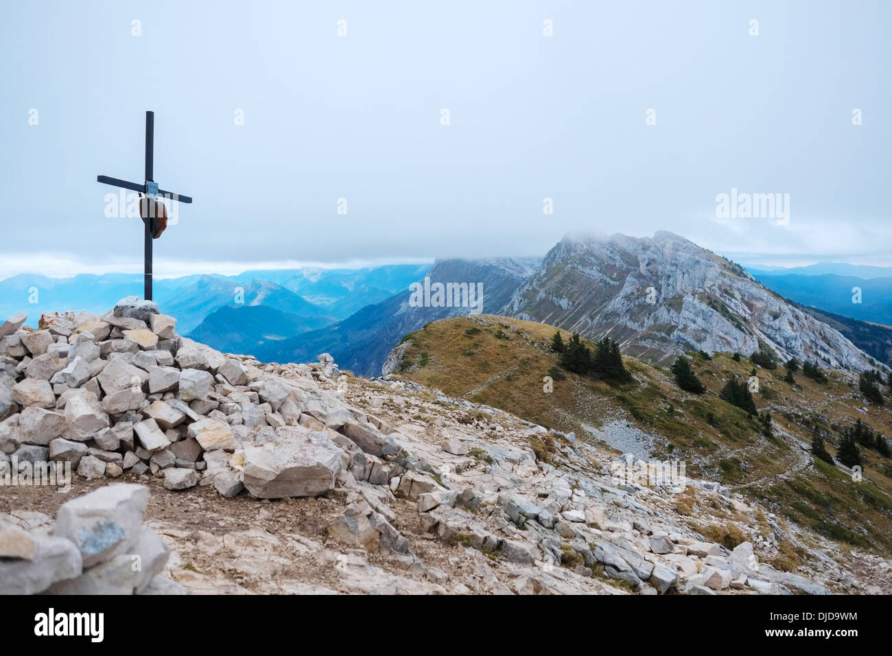 Pic St Michel dans le Vercors, Grenoble, France Banque D'Images