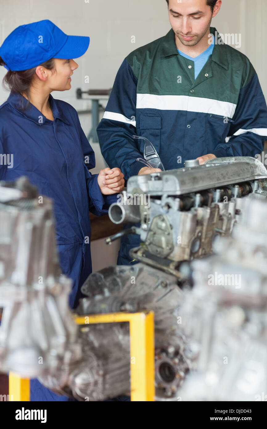 Demande de stagiaire instructeur moteur Banque D'Images