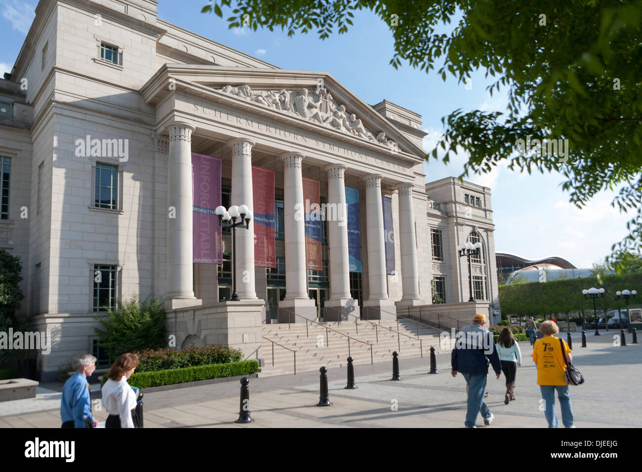 L'extérieur de l'Schermerhorn Symphony Hall au centre-ville de Nashville, Tennessee, USA Banque D'Images