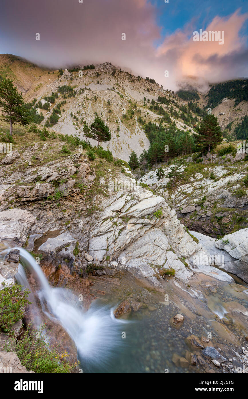 Aisa vallée, Parc Naturel de los Valles Occidentales, Jacetania, Pyrénées, la province d'Huesca, Aragon, Espagne, Europe. Banque D'Images