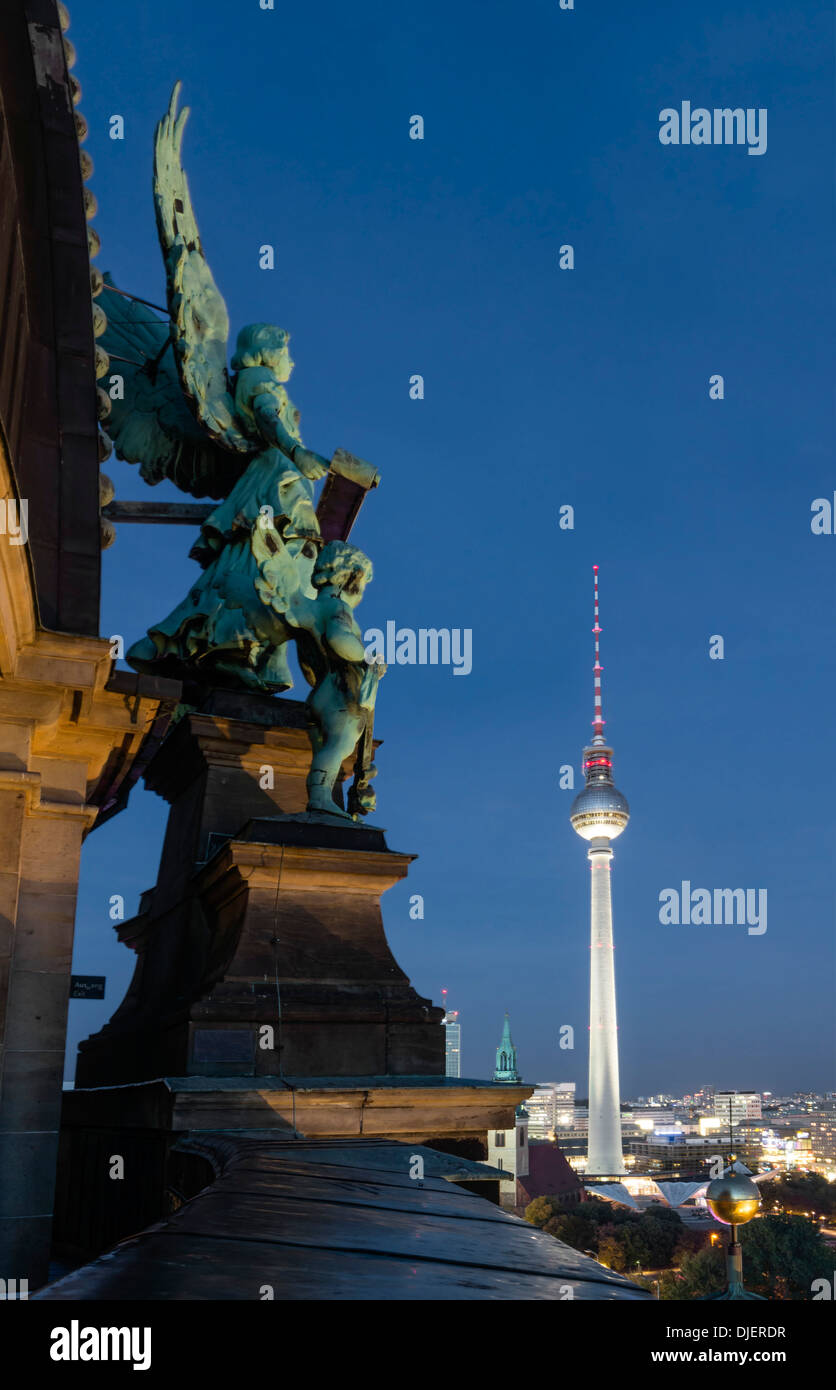Vue panoramique à partir de la Coupole, Angel, Berlin, Allemagne Banque D'Images