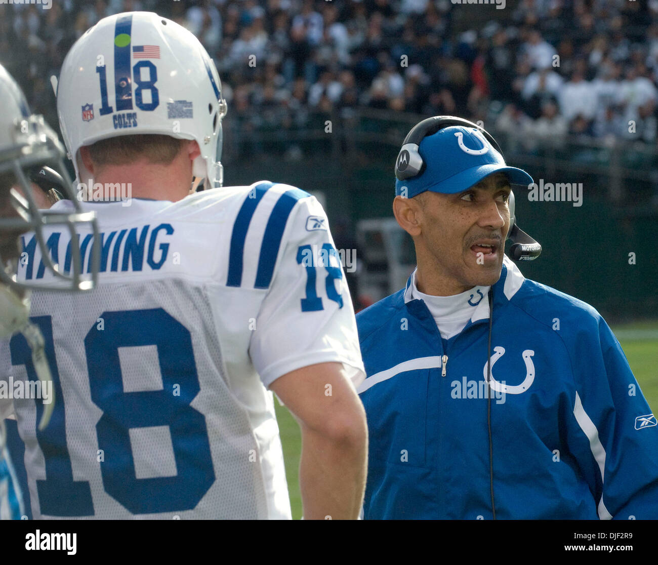 Indianapolis Colts quarterback Peyton Manning (18) is seen during the first  half of the NFL Super Bowl XLIV football game against the New Orleans  Saints in Miami, Sunday, Feb. 7, 2010. (AP