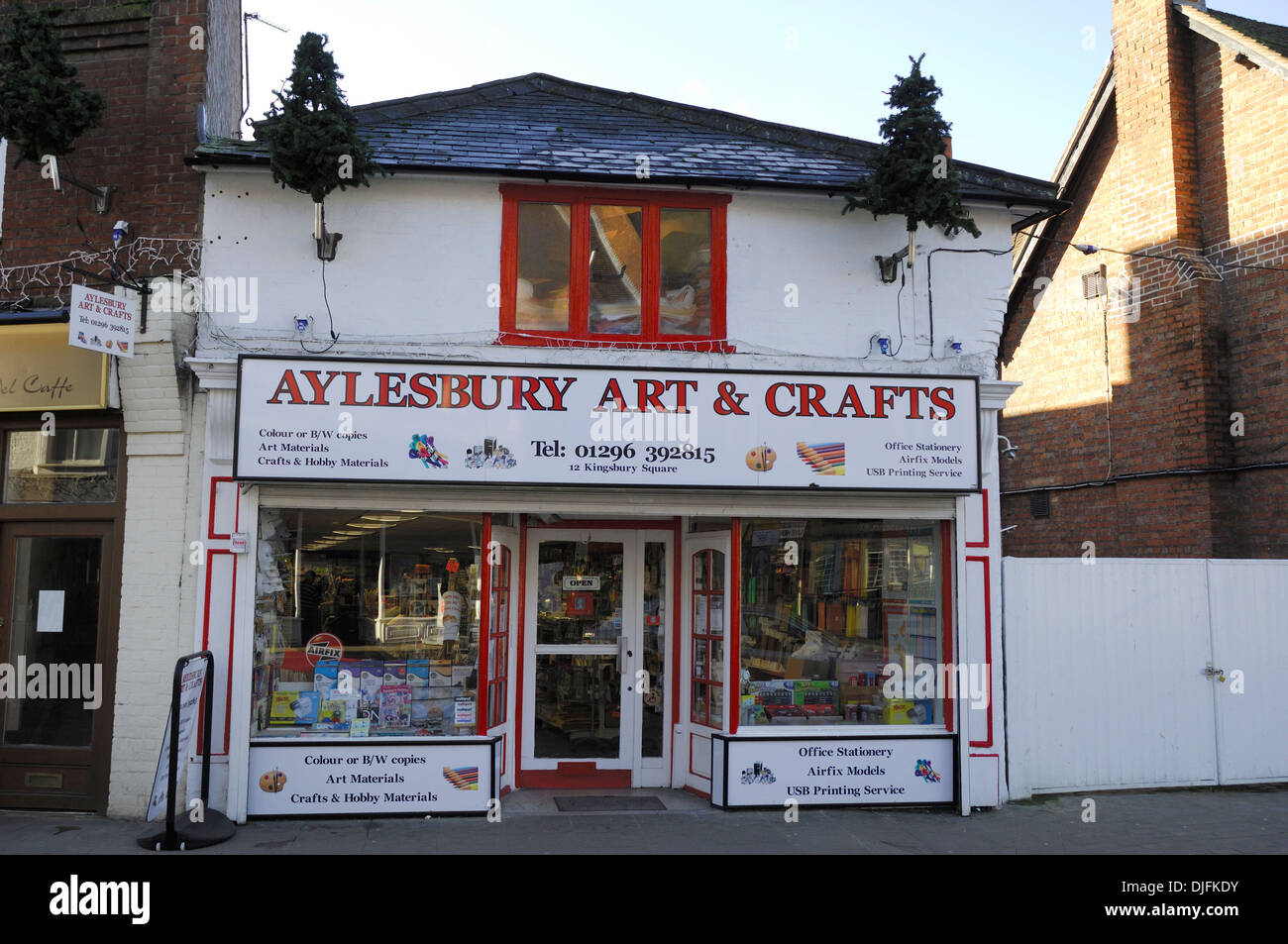 Art et artisanat boutique d'Aylesbury, Buckinghamshire, Angleterre Banque D'Images