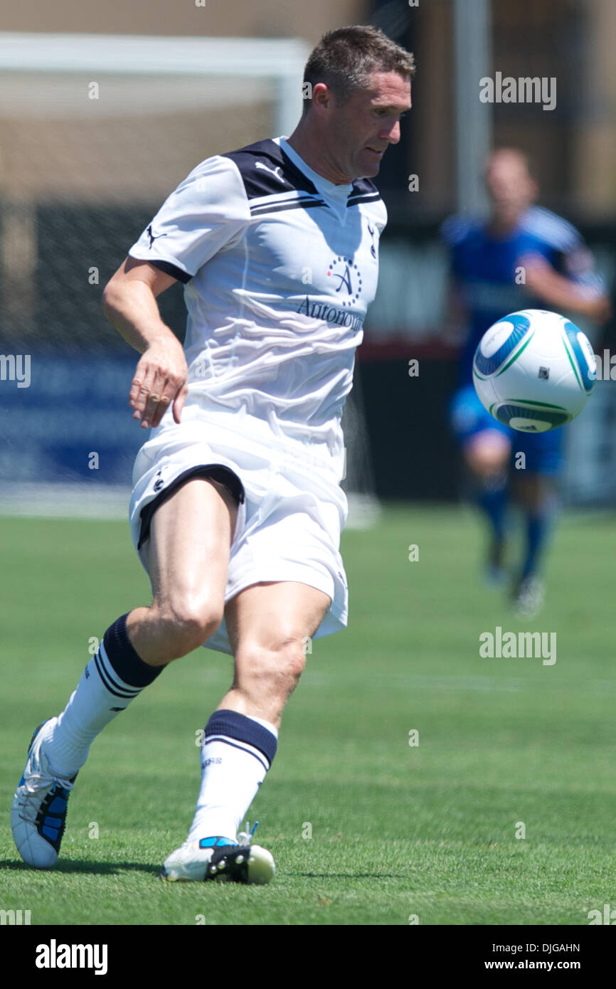 17 juillet 2010 - Santa Clara, Californie, États-Unis d'Amérique - 17 juillet 2010 : Tottenham Hotspur F Robbie Keane (10) contrôle le ballon pendant le match d'exhibition entre le San Jose Earthquakes et Tottenham Hotspur au Buck Shaw Stadium de Santa Clara, CA..Crédit obligatoire : Matt Cohen / Southcreek Global (Image Crédit : © Southcreek/ZUMApress.com) mondial Banque D'Images
