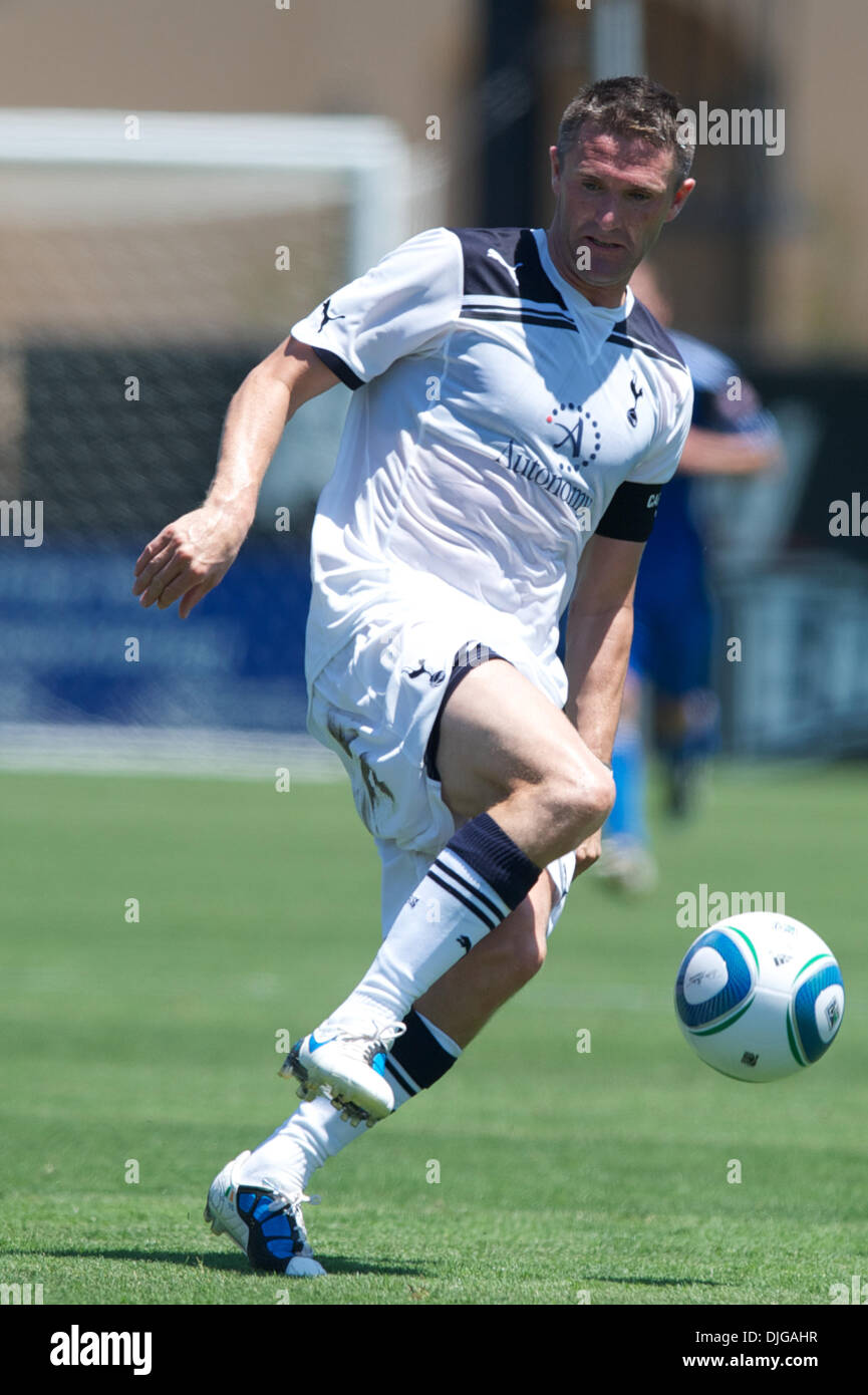 17 juillet 2010 - Santa Clara, Californie, États-Unis d'Amérique - 17 juillet 2010 : Tottenham Hotspur F Robbie Keane (10) contrôle le ballon pendant le match d'exhibition entre le San Jose Earthquakes et Tottenham Hotspur au Buck Shaw Stadium de Santa Clara, CA..Crédit obligatoire : Matt Cohen / Southcreek Global (Image Crédit : © Southcreek/ZUMApress.com) mondial Banque D'Images