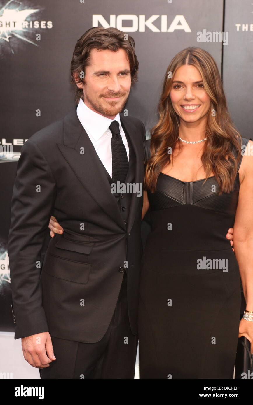 Christian Bale et épouse Sandra Blazic 'The Dark Knight Rises' New York  Premiere à AMC Lincoln Square Theatre - Arrivées New York City, USA,  16.07.12 Photo Stock - Alamy