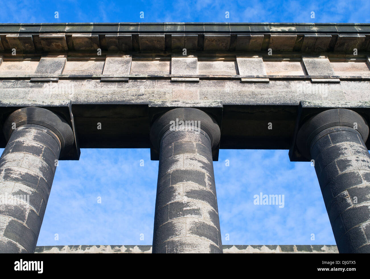 Détail ou abstract view Penshaw Monument , North East England, UK Banque D'Images