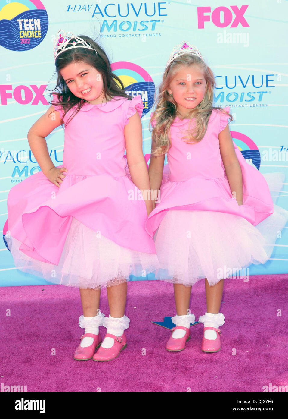 Sophia Grace, Rosie Le Teen Choice Awards 2012 qui a eu lieu au Gibson Amphitheatre - Arrivées Universal City, Californie - 22.07.12 Banque D'Images