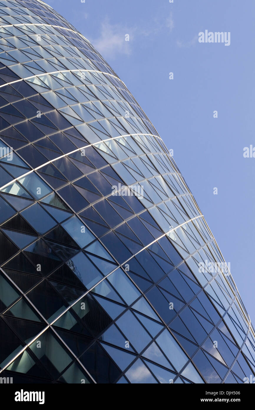 30 St Mary Axe Le gherkin Londres Banque D'Images