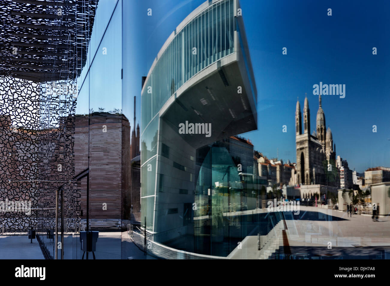 MuCEM (Musée des civilisations européennes et méditerranéennes) Banque D'Images