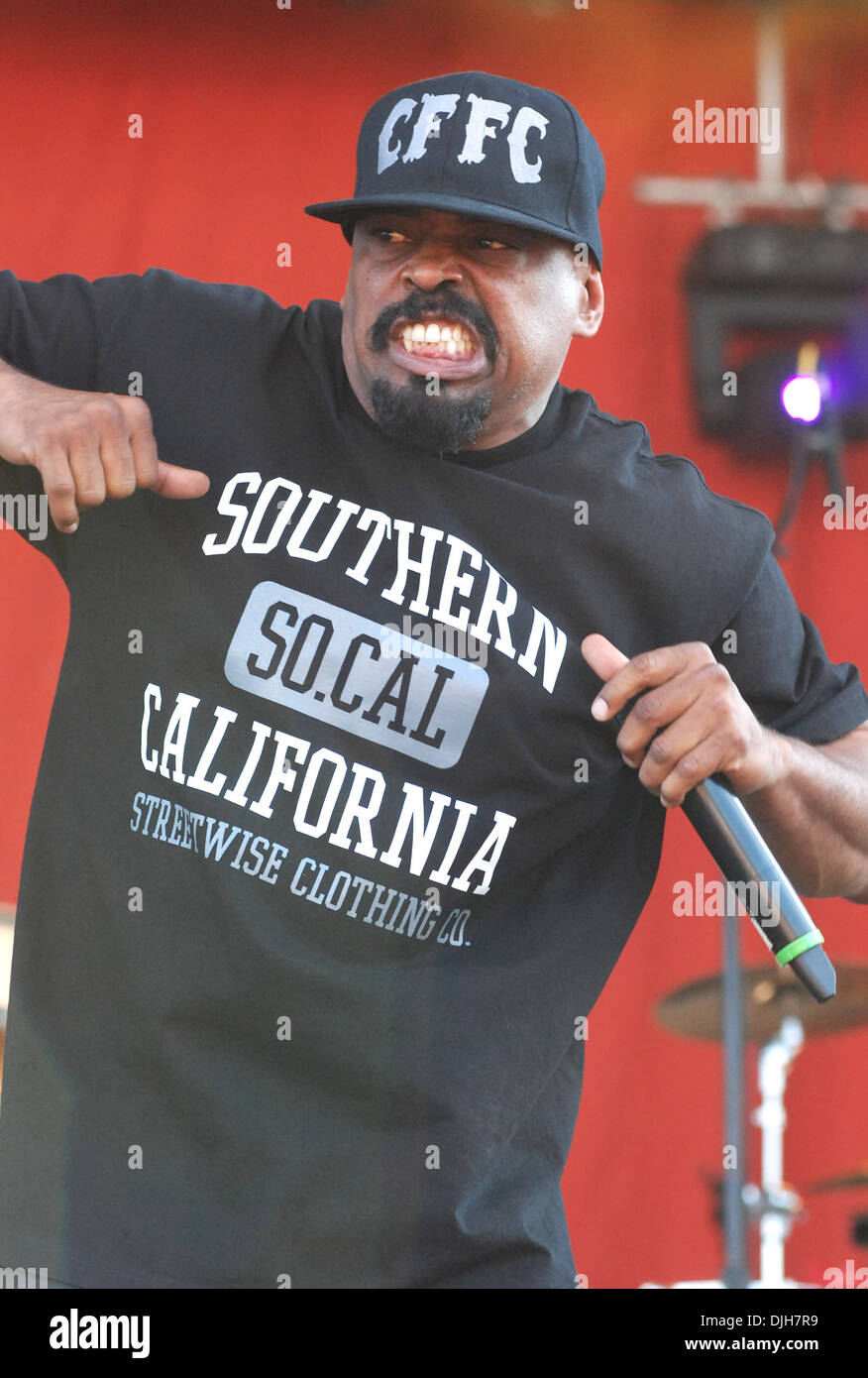 Sen Dog de Cypress Hill Rock sur la gamme 2012 - Jour 1 Columbus, Ohio - 19.05.12 Banque D'Images