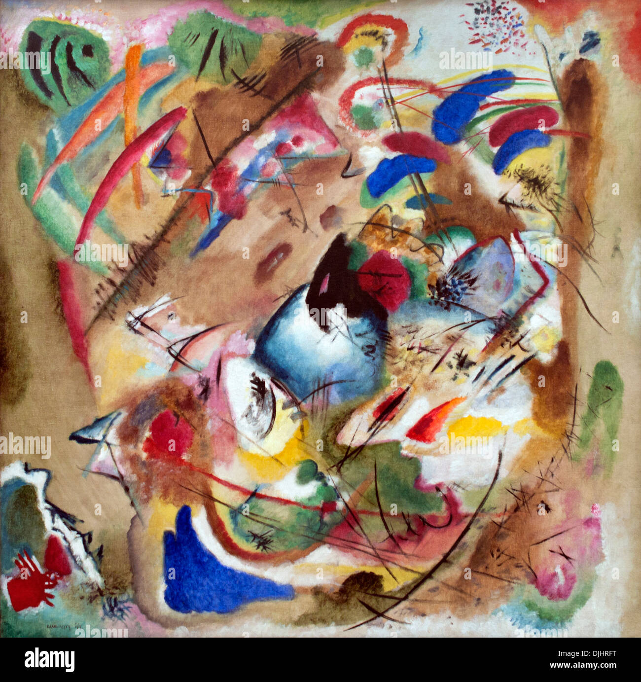 Improvisation rêveuse 1913 Wassily Kandinsky français russe 1866-1944 Banque D'Images