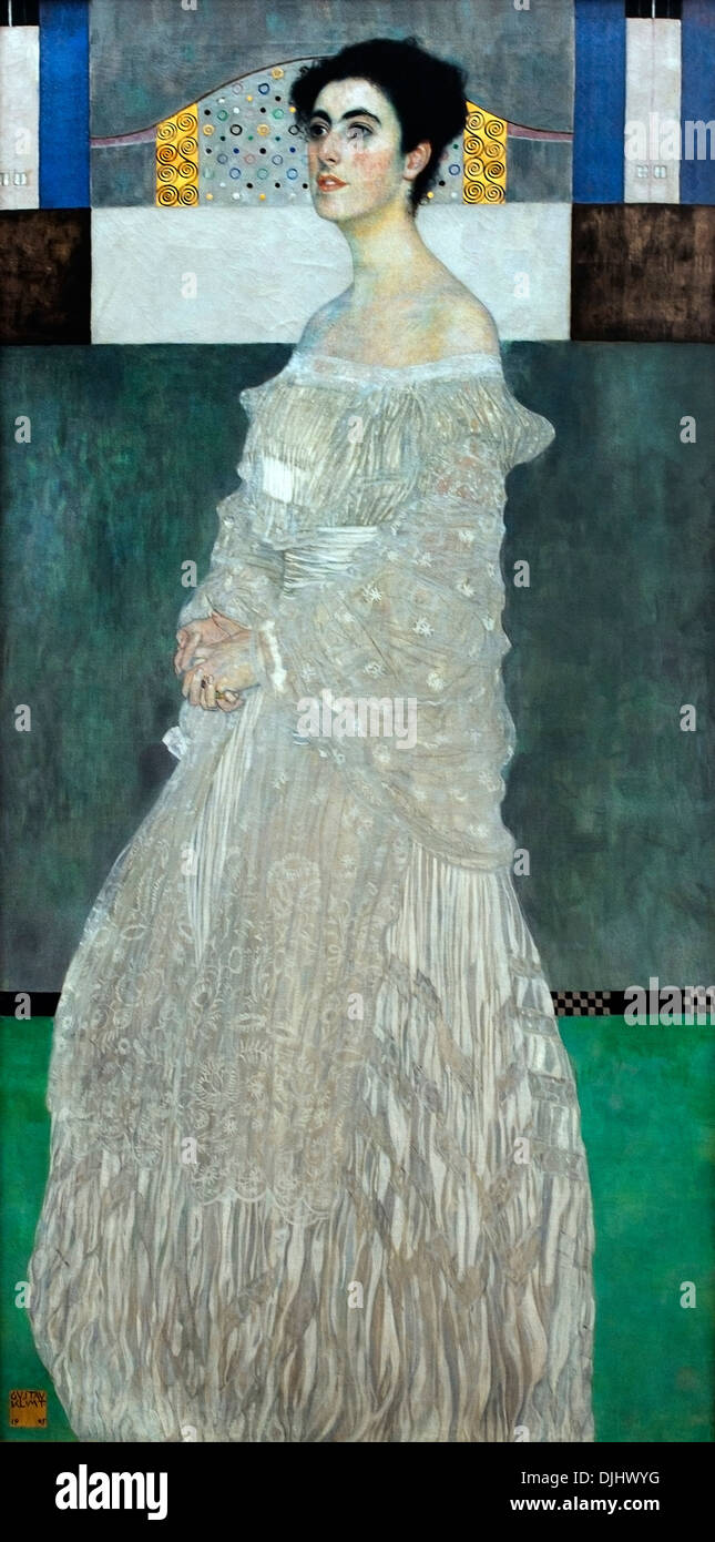 MARGARET STONBOROUGH-WITTGENSTEIN (1905) Gustav Klimt 1862 - 1918 peintre symboliste autrichien de la Sécession viennoise au mouvement Banque D'Images