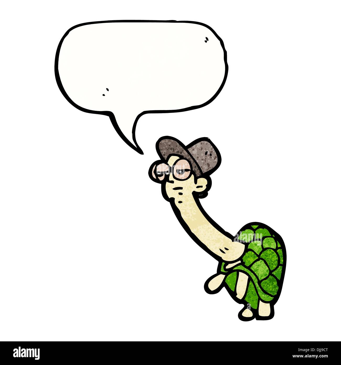 Retro cartoon avec texture. Isolé sur blanc. Illustration de Vecteur