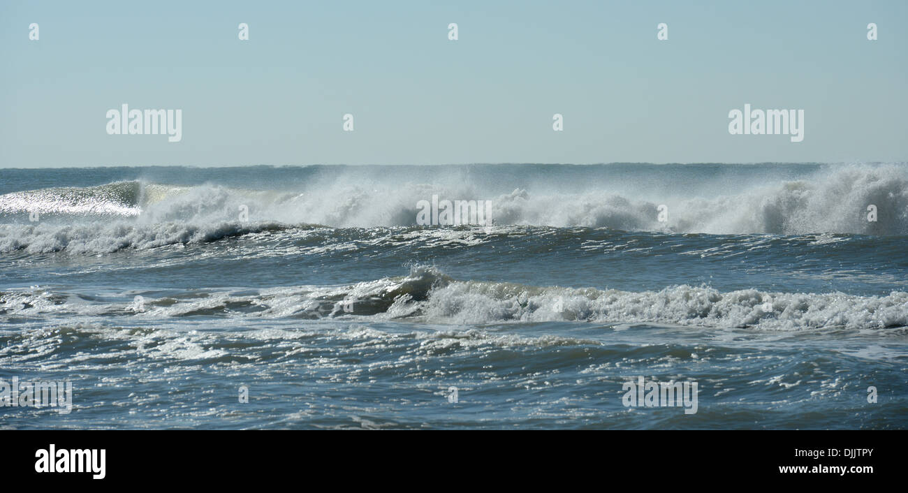 Vagues à Siesta Key, en Floride. Banque D'Images Vagues à Siesta Key, en Floride. Banque D'Images