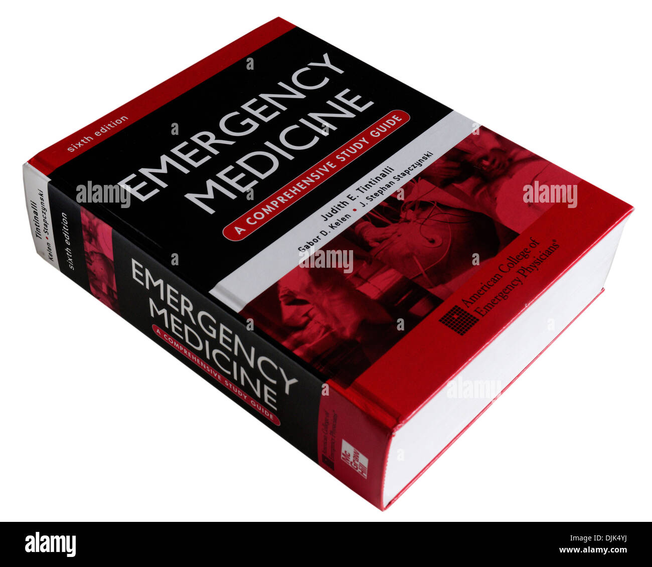 Manuel de médecine d'urgence Banque D'Images