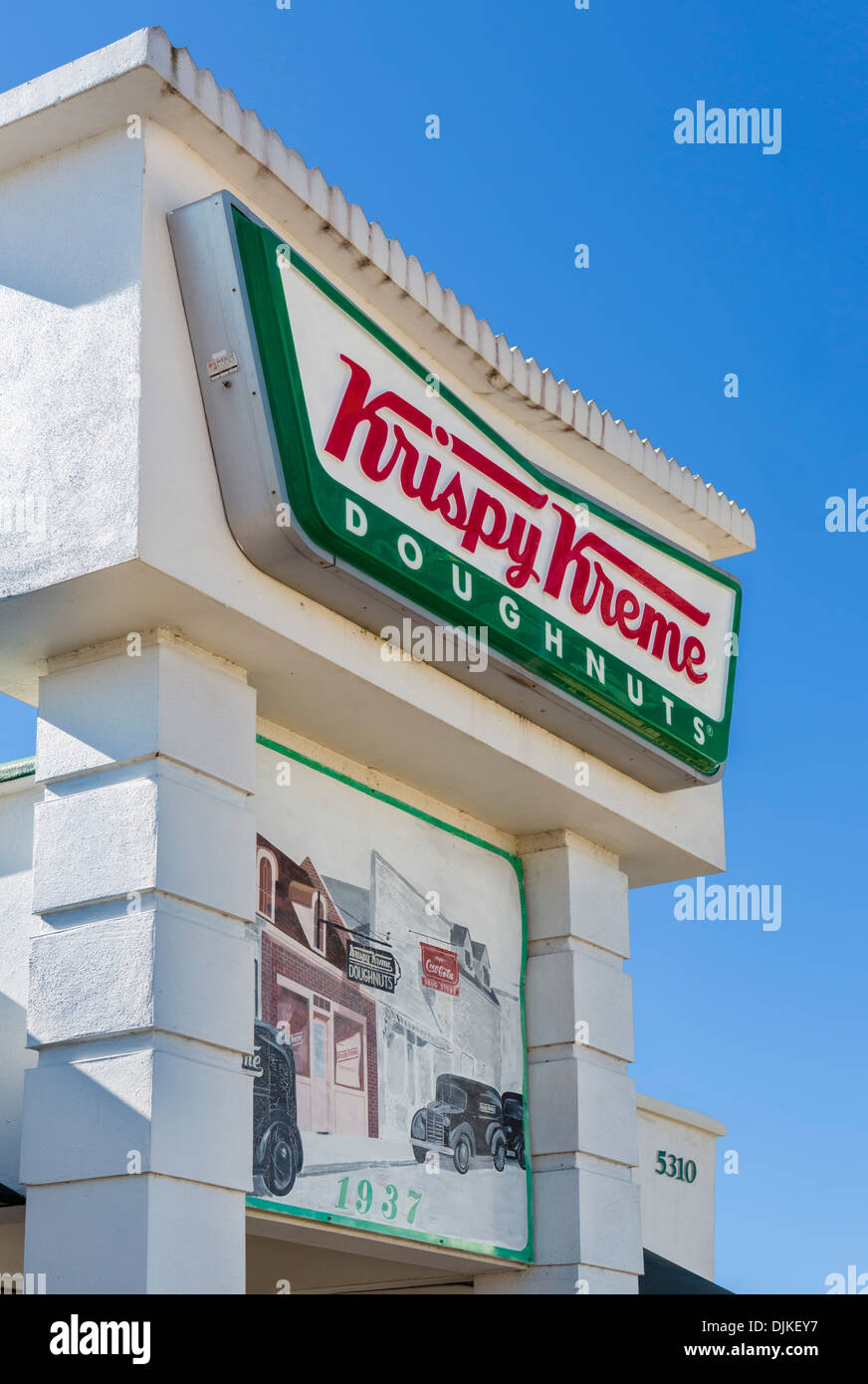 Magasin Krispy Kreme, Autoroute 192, Kissimmee, Orlando, Floride, USA Central Banque D'Images