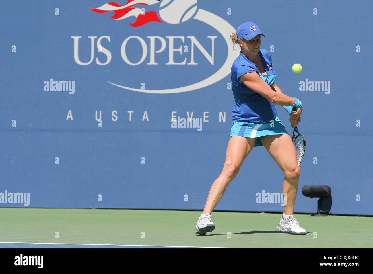 8 septembre 2010 - Queens, New York, États-Unis d'Amérique - 5 septembre 2010 : Kim Clijsters de Belgique au jour 7 de l'US Open 2010 à l'USTA Billie Jean King National Tennis Center Queens, New York (crédit Image : © Aaron Gilbert/ZUMApress.com) Southcreek/mondial Banque D'Images