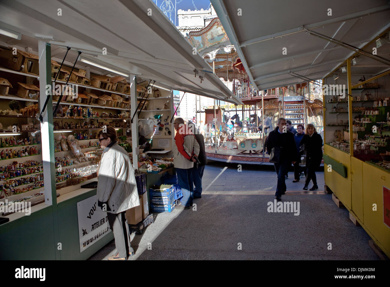 Marseille : Foire aux santons Banque D'Images