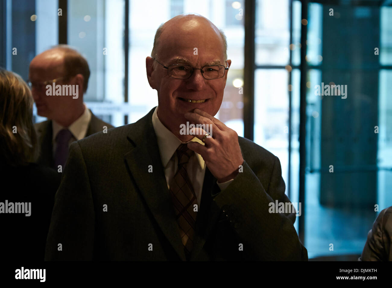 Berlin, Allemagne. Novembre 29th, 2013. Une cérémonie qui s'est d'un arbre de Noël de la région Stendal pour le parlement allemand avec Norbert Lammert, Président du Parlement allemand, au foyer est du Parlement allemand à Berlin. / Photo : Norbert Lammert, Président du Parlement allemand. Credit : Reynaldo Chaib Paganelli/Alamy Live News Banque D'Images