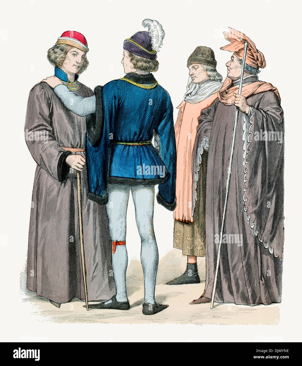 Costume français 15ème siècle Banque de photographies et d'images à haute  résolution - Alamy