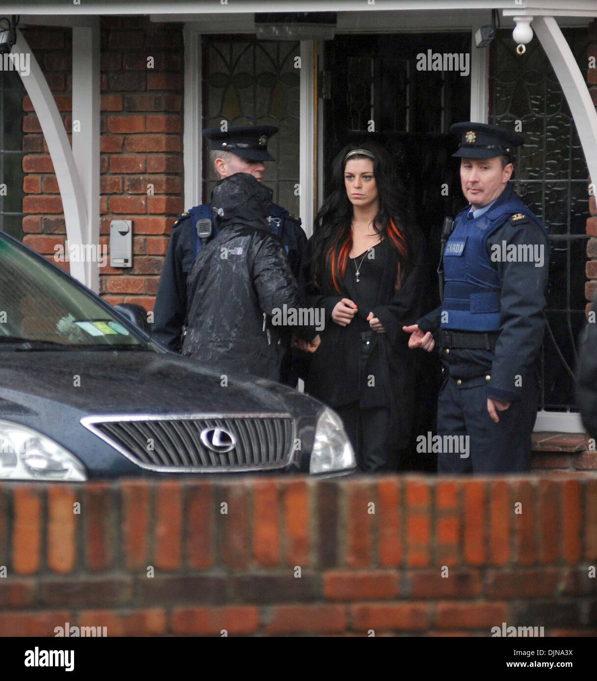 McGinnitty Aoibhinn Tournage sur "série de la série amour/haine Dublin Irlande - 13.04.11 Irish Banque D'Images